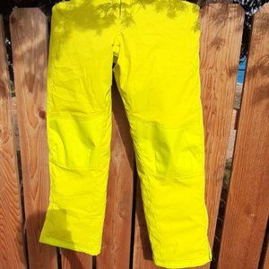 Kids L.L. Bean Cold Buster Ski Pants- Neon Yellow